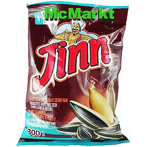 10 x Sonnenblumenkerne Jinn geröstet & gesalzen 300g (10 x 300g) семечки Djinn von The Great Canadian Tea