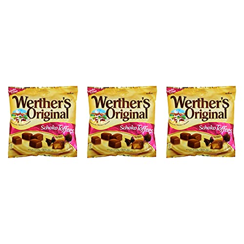 3er Pack Werther´s Original Schoko Toffees 3 x 180 g von The Great Canadian Tea