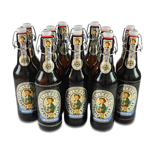 Allgäuer Büble - hell (12 Flaschen à 0,5 l / 4,7 % vol.) von Allgäuer Brauhaus