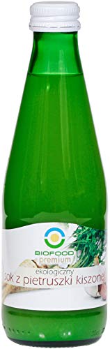 BIOFOOD BIO-PETERSILIENSAFT, MILCHSAUER VERGOREN, 300ml Glasflasche, wiederverschließbar von Biofood