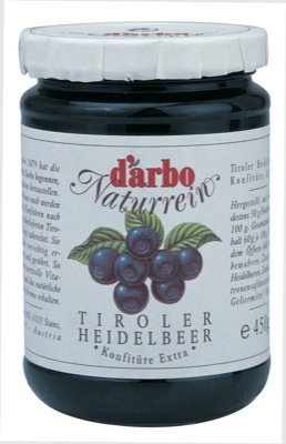 Darbo Nat. 450g, Heidelbeer 50% 6 x 450 g von The Great Canadian Tea