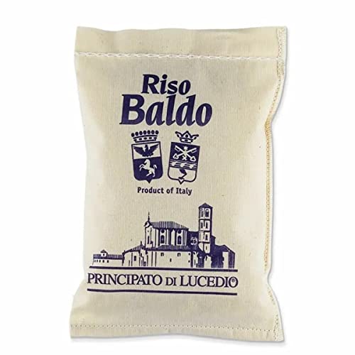 Principato di Lucedio - BALDO Rice - 5 kg - in Zellophan-Beutel mit Schutzatmosphäre und Sack Leinwand von The Great Canadian Tea