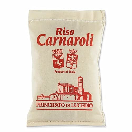 Principato di Lucedio - Reis CARNAROLI - 5 kg - in Zellophan-Beutel mit Schutzatmosphäre und Sack Leinwand von The Great Canadian Tea