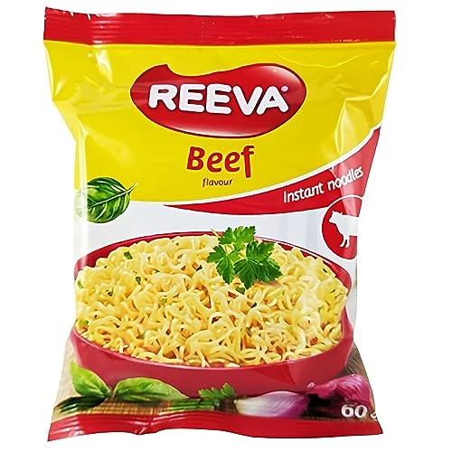 Reeva Instant Noodles Rind 60er Pack (60 x 60g) Instant Nudeln von The Great Canadian Tea