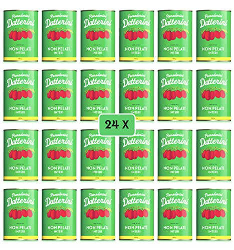 Sapor Design SAN MARZANO Tomaten aus Italien | Die besten Tomaten der Welt im Set | Dosentomaten, San Marzanos | Viele Varianten (Datterini Vintage (Grün), 24 Dosen) von The Great Canadian Tea