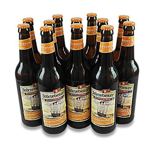 Störtebeker Bernstein-Weizen (12 Flaschen à 0,5 l / 5,3% vol.) von Störtebecker Braumanufaktur