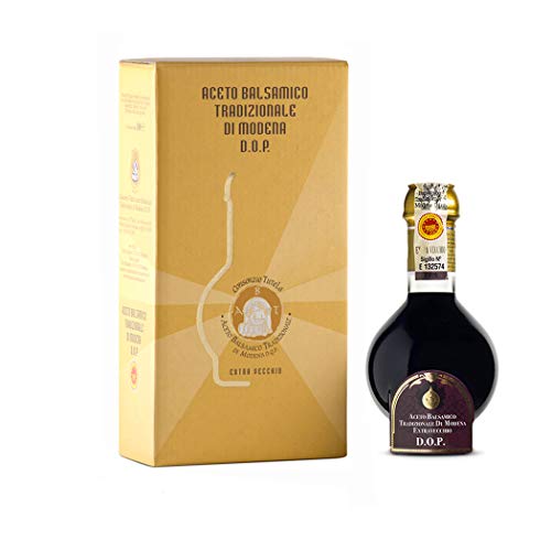 Traditioneller Balsamico essig aus Modena GU Extravecchio 25 Jahre Gold Box 100 ml von The Great Canadian Tea