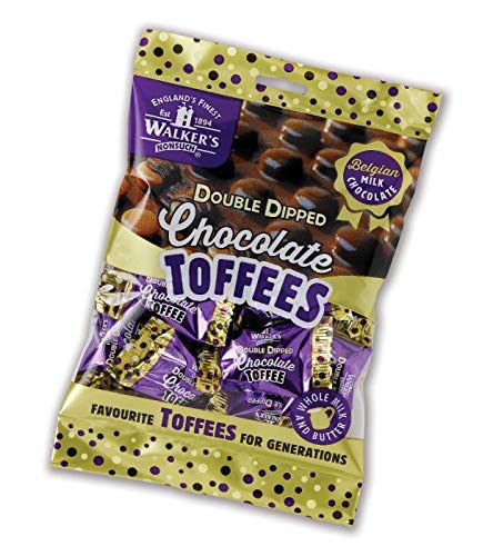 Walkers DOUBLE DIPPED CHOCO Toffee 12 x 135 Gramm von The Great Canadian Tea