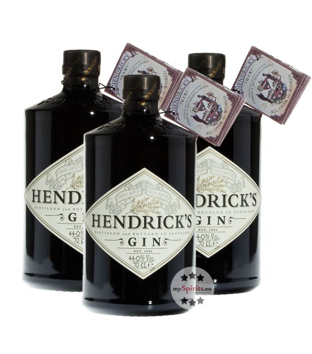 Hendrick’s Gin Set Classic 3 x 0,7l (44 % Vol., 2,1 Liter) von The Hendrick's Gin Distillery