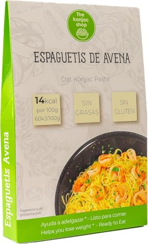 Der Konjak Shop - Konjak-Hafer-Spaghetti 270g | Glutenfrei | Wenig Kalorien und Kohlenhydrate (1 Stück) von The Konjac Shop