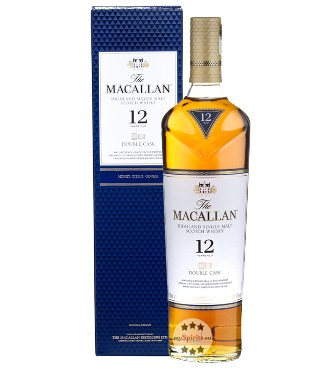 Macallan 12 Jahre Double Cask Single Malt Whisky (40 % Vol., 0,7 Liter) von The Macallan Distillery