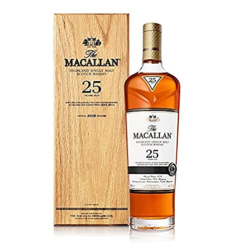 The Macallan 25 Years Old SHERRY OAK 2023 43% Vol. 0,7l in Holzkiste von Macallan