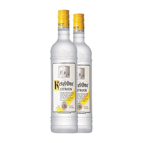 Wodka Nolet Keyel One Citroen 70 cl (Karton mit 2 Flaschen von 70 cl) von The Nolet Distillery