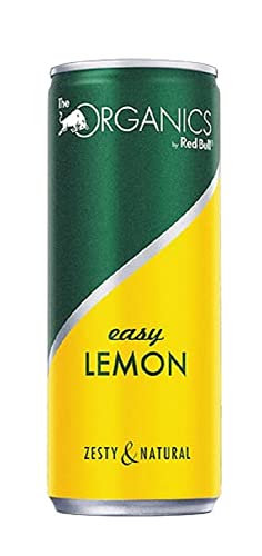 The ORGANICS by Red Bull Easy Lemon - Einzeldose 250ml - Bio-Erfrischungsgetränke 100% natürliche Zutaten, EINWEG von The ORGANICS by Red Bull