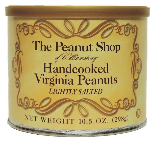 The Peanut Shop Williamsburg handgekochte leicht gesalzene Virginia-Erdnüsse, 297 ml von The Peanut Shop