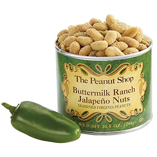 The Peanut Shop of Williamsburg Seasoned Virginia Peanuts, Buttermilk Ranch Jalapeno, 297.7 g von The Peanut Shop