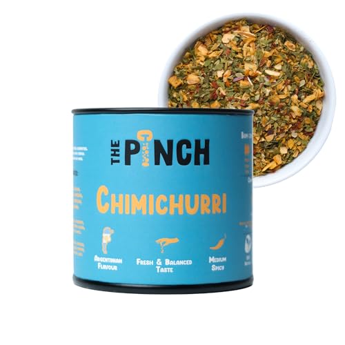 THE PINCH Chimichurri Argentine Spices Salt Free. Prepare a 100% natural Chimichurri sauce for barbecues, roasts and vegetable skewers. A healthy and easy to use seasoning. 45g package. von The Pinch