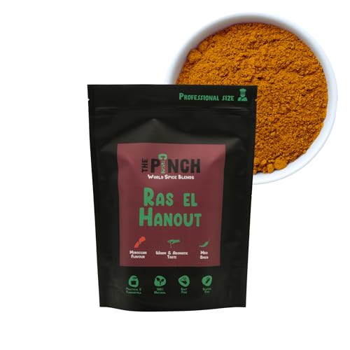 THE PINCH XL Ras el Hanout 100% Natural and Salt-Free Maghreb Seasoning - Healthy and easy to use. Very tasty in various vegan recipes such as roasted vegetables, couscous and lentil stew. von The Pinch