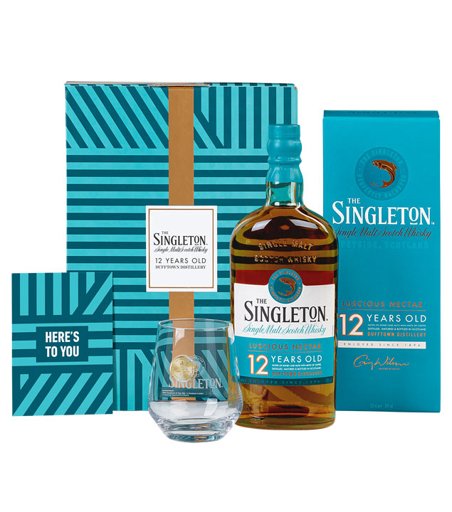 The Singleton of Dufftown 12 Jahre Whisky Geschenkset mit Glas (40 % Vol., 0,7 Liter) von The Singleton of Dufftown