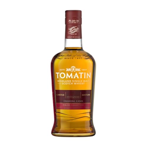 Whiskey Single Malt Tomatin Amarone Cask Colección Italiana 12 Jahre 70 cl von The Tomatin Distillery Company Ltd