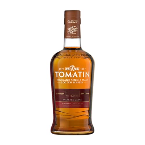 Whiskey Single Malt Tomatin Marsala Cask Colección Italiana 12 Jahre 70 cl von The Tomatin Distillery Company Ltd