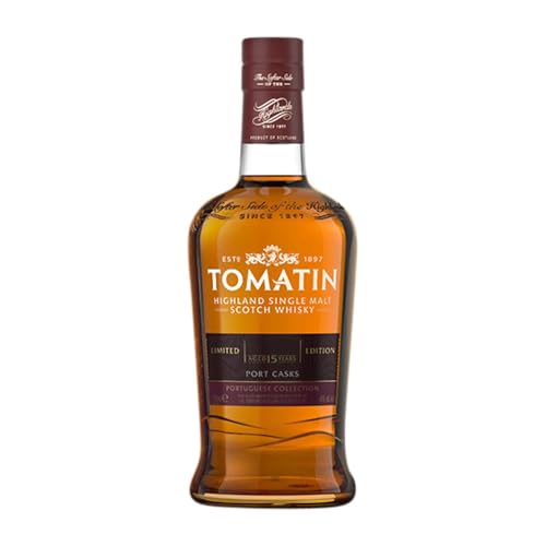 Whiskey Single Malt Tomatin Port Cask Colección Portuguesa 15 Jahre 70 cl von The Tomatin Distillery Company Ltd