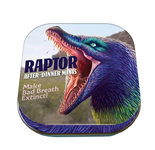 The Unemployed Philosophers Guild Raptor After Dinner Mints - 1 kleine Dose 1,75 x 1,75 von The Unemployed Philosophers Guild