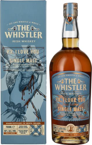 The Whistler Irish Whiskey P.X. I LOVE YOU Single Malt 46% Vol. 0,7l in Geschenkbox von The Whistler