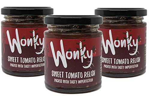 The Wonky Food Company Relish 3er-Pack (200 g) – Helping Fight Food Waste (Sweet Tomaten) von The Wonky Food Company
