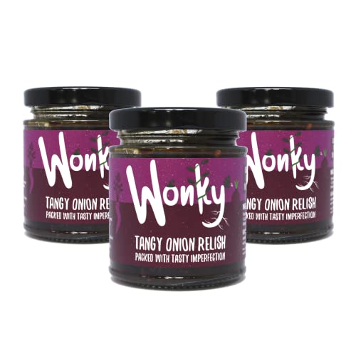 The Wonky Food Company Relish 3er-Pack (200 g) – Helping Fight Food Waste (Tangy Onion) von The Wonky Food Company