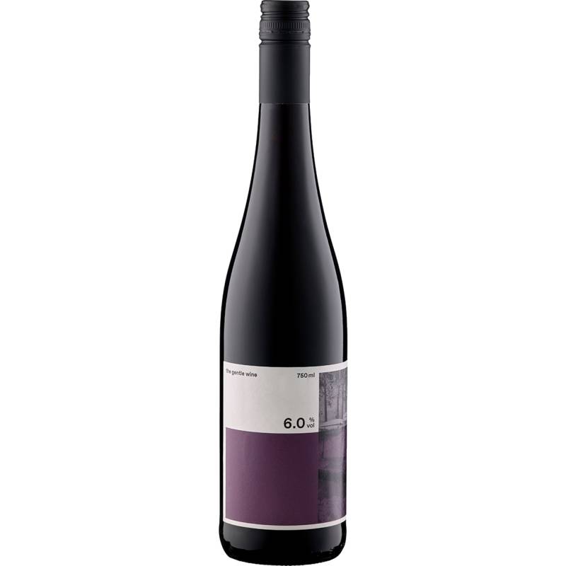 The Gentle Rot 6,0 % alc., Getränk auf Basis von teilweise entalk. Wein, Rheingau, Rotwein von The gentle wine GmbH, 55218 Ingelheim am Rhein