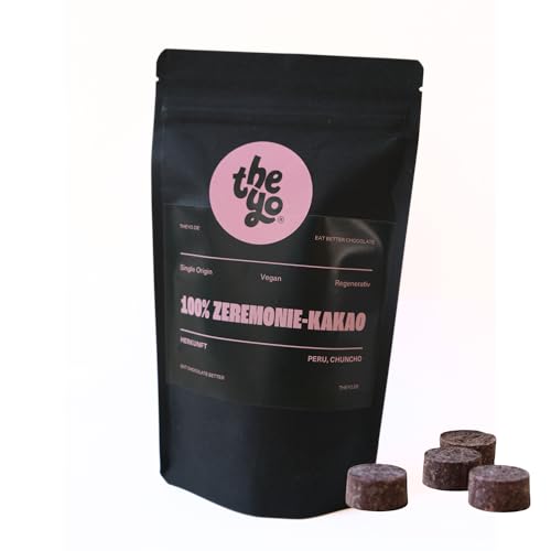 100% Zeremonie Cacao – Peru Chuncho | vegane Kakaomasse | ohne Zucker | für Kakaozeremonien von Theyo