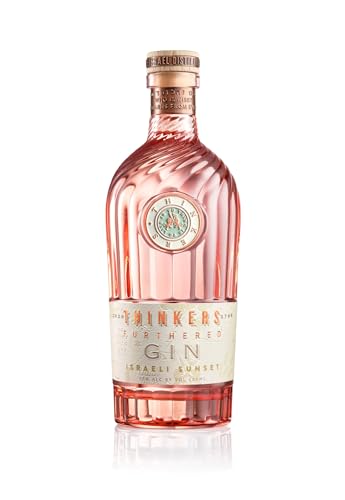 Thinkers Sunset Gin – New World Gin mit Rosenblättern & roten Früchten, 700ml, 40% vol – Platin-Gewinner (SIP Awards 2021), perfekter Gin für gesellige Abende & besondere Momente von Thinkers Distillery