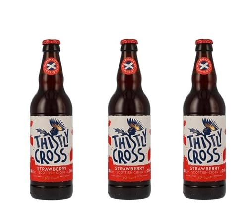 Thistly Cross Scottish Cider 3 x 0,5 Liter Strawberry von Thistly Cross
