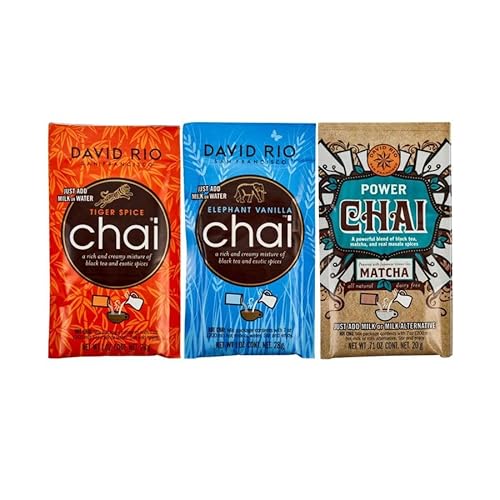 thokika David Rio Probierset, Tiger Spice, Elephant Vanilla und Power Chai, 76 g von Thokika