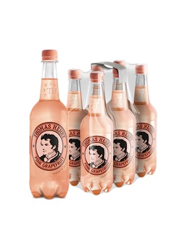 Thomas Henry Pink Grapefruit | der herb-fruchtige Trendsetter | Solo oder als Premium-Mixer | für viele Drink-Kombinationen | 6 x 750ml Einweg von Thomas Henry