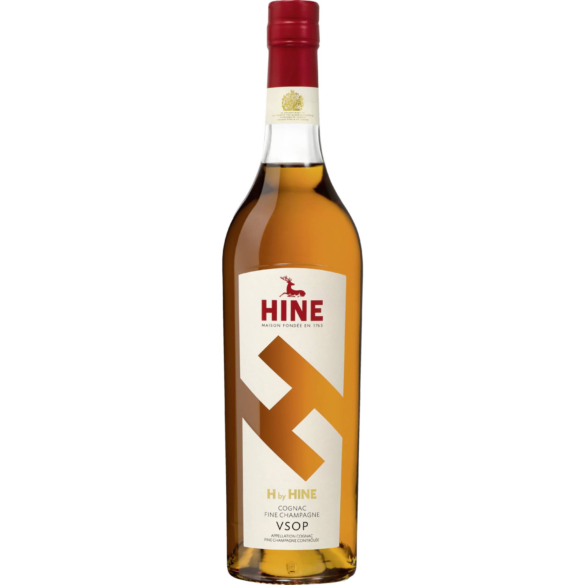 Cognac H by HINE VSOP, Cognac AOP, 0,7 L, 40% Vol., Cognac, Spirituosen von Thomas Hine et Co - 16 Quai de l'Orangerie, 16200 Jarnac, Frankreich