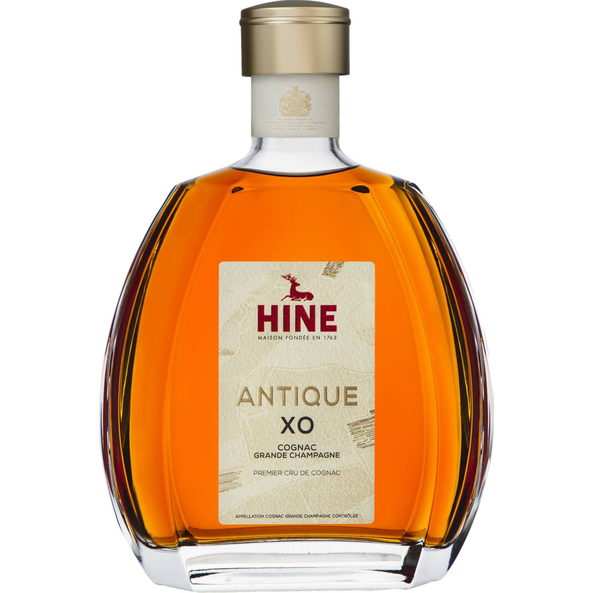 Hine Cognac Antique XO, Cognac AOP, 0,7 L, 40% Vol., Cognac, Spirituosen von Thomas Hine et Co - 16 Quai de l'Orangerie, 16200 Jarnac, Frankreich