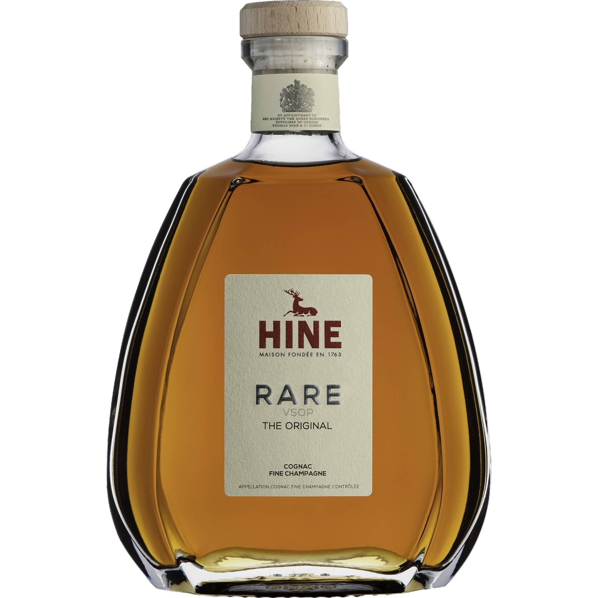 Hine Cognac Rare The Original, Cognac AOP, 0,7 L, 40% Vol., Cognac, Spirituosen von Thomas Hine et Co - 16 Quai de l'Orangerie, 16200 Jarnac, Frankreich