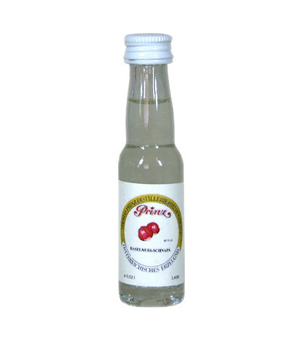 Prinz: Haselnuss-Schnaps / 40% Vol. / 0,02 Liter - Flasche von Thomas Prinz GmbH