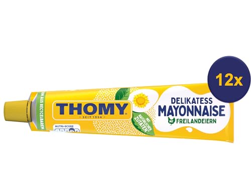 THOMY Delikatess-Mayonnaise, 200ml Tube, 12er Pack (12x200ml) von Thomy