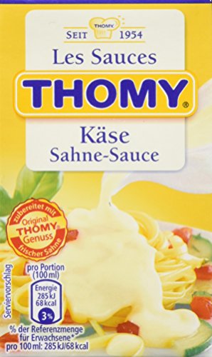 Thomy Les Sauces Käse Sahne-Sauce, 6er Pack (6 x 250 ml) von Thomy