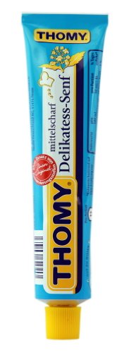 Thomy Mittelscharf Delikatess-Senf, 3er Pack (3 x 100 ml) von Thomy