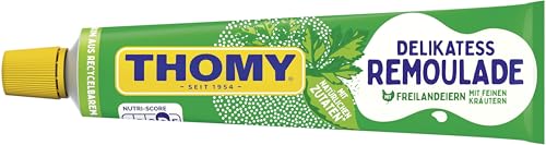 THOMY Delikatess Remoulade, Mayonnaise mit Feinen Kräutern, Vegetarische, 200ml Tube, 1er Pack (1 x 200ml) von Thomy