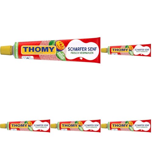 Thomy Senf, scharf, 200 ml (5er Pack) von Thomy