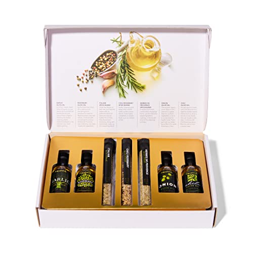 Thoughtfully - Olive Oil Spice Infusion Set - Geschenkbox für 7 leckere Öl-Mischungen von Thoughtfully