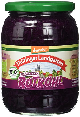 Thüringer Landgarten Demeter Delikatess Rotkohl, 0,65 kg von Thüringer Landgarten