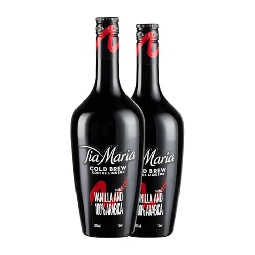 Liköre Tía María Cold Brew Licor de Café 1 L (Karton mit 2 Flaschen von 1 L) von Tía María