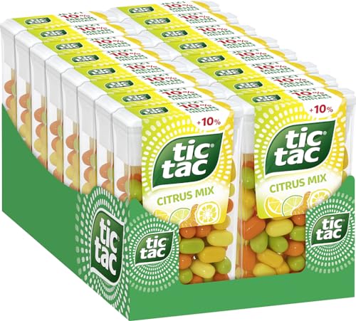 Ferrero tic tac Citrus Mix – Die Kombination von süß und sauer – 16 x 54 g Packungen von Tic Tac