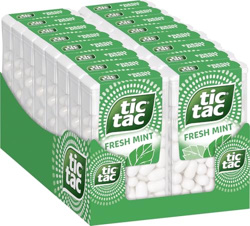 Ferrero tic tac Mint – Dragees mit Minzgeschmack – 16 x 54 g Packungen von Tic Tac